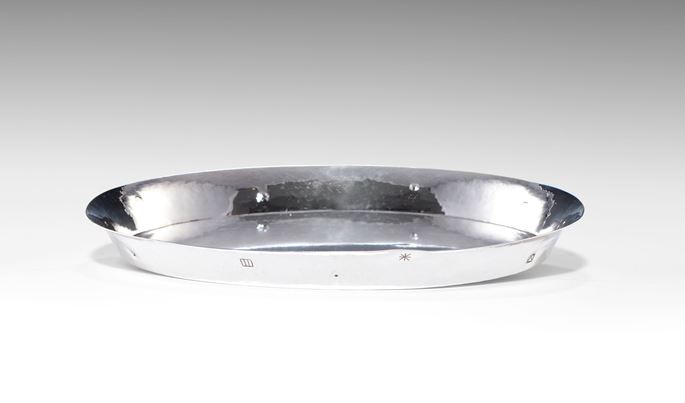 Josef  Hoffmann - Oval Silver Tray | MasterArt
